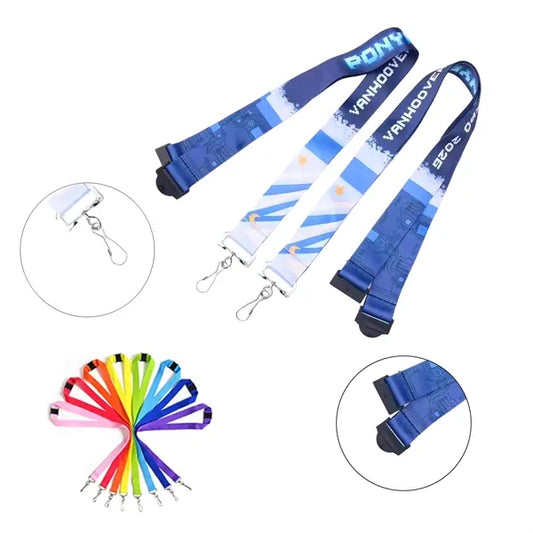 Full Color Safety Breakaway Lanyard with J Hook