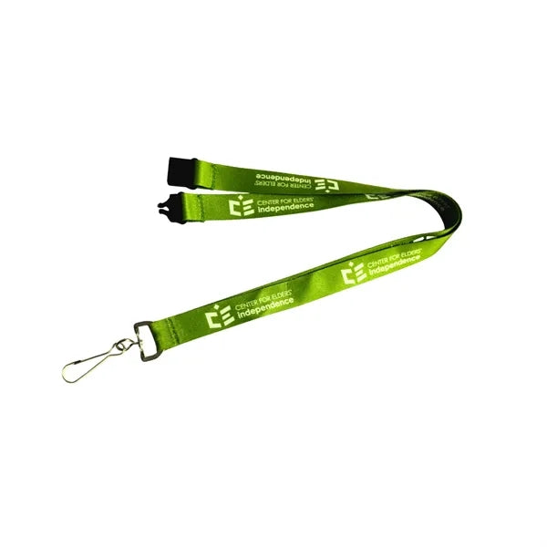 Full Color Safety Breakaway Lanyard with J Hook