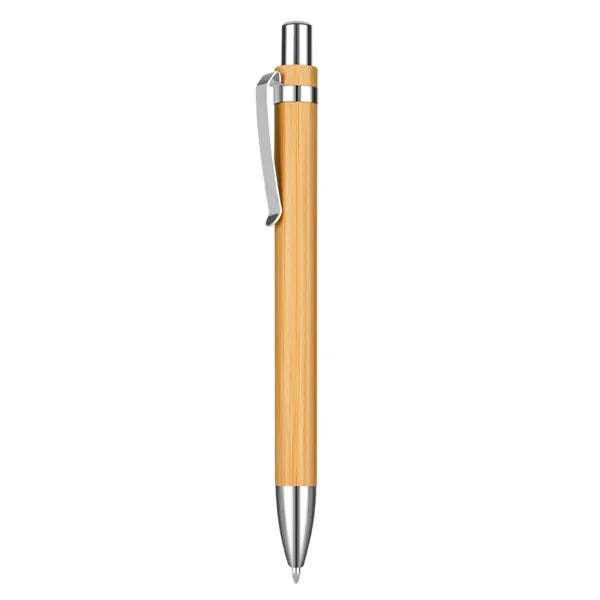 Bamboo Retractable Ballpoint Pen