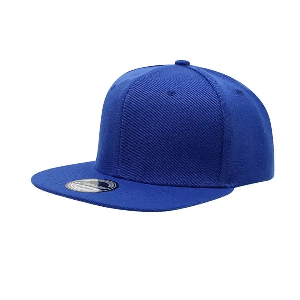 Flat Bill Snapback Cap