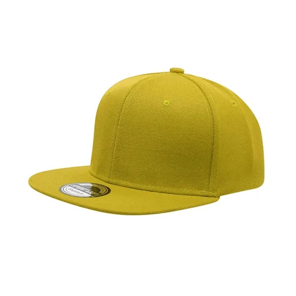 Flat Bill Snapback Cap