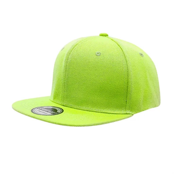 Flat Bill Snapback Cap