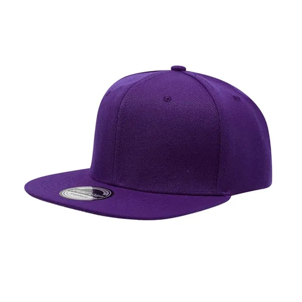 Flat Bill Snapback Cap
