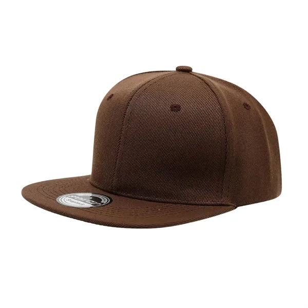 Flat Bill Snapback Cap