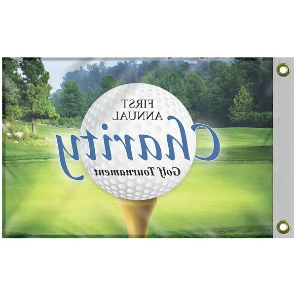 16" x 24" Digitally Printed Single Reverse Knit Poly Flag