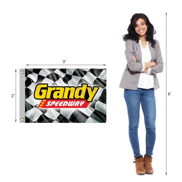 2' x 3' Polyester Single Reverse Flag