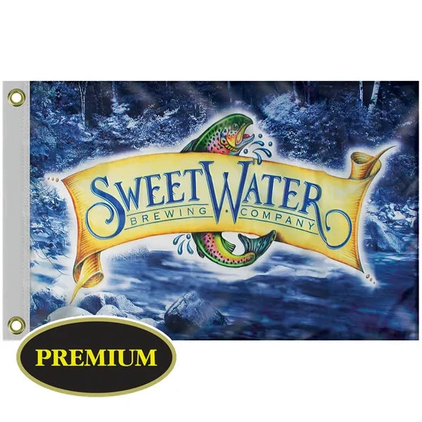 2' x 3' Digitally Printed Single Reverse Knit Poly Flag