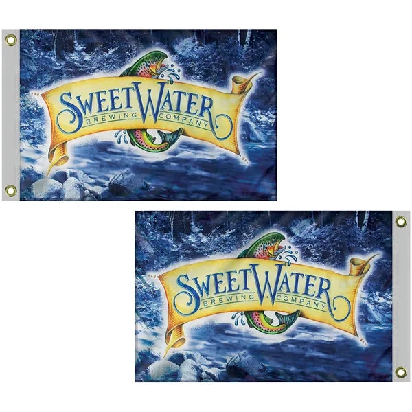 2' x 3' Standard Printed Double Sided Knit Poly Flag