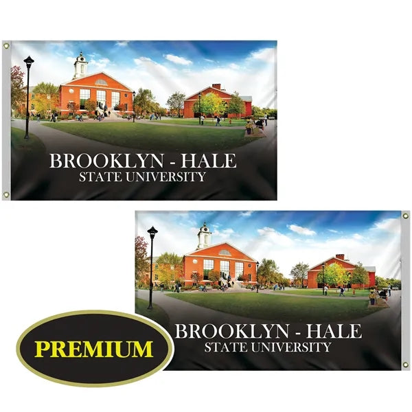 3' x 5' Double Sided Digitally Printed Knit Polyester Flag