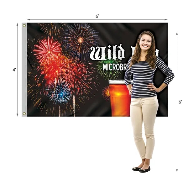 4' x 6' Polyester Single Reverse Flag