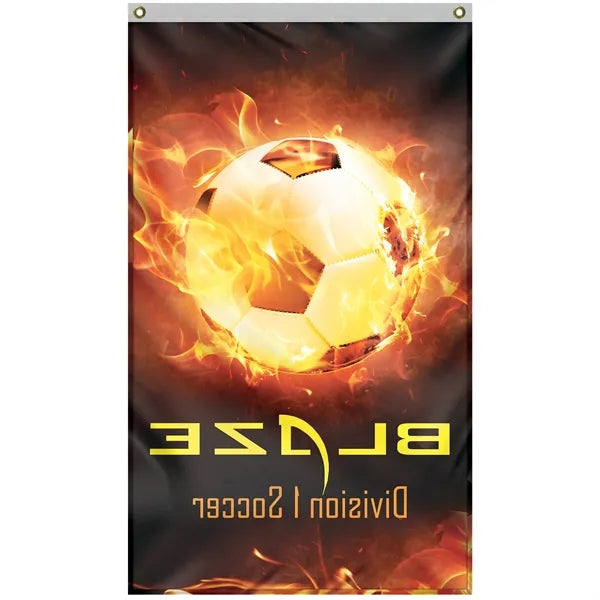 3' x 5' Polyester Single Reverse Vertical Flag