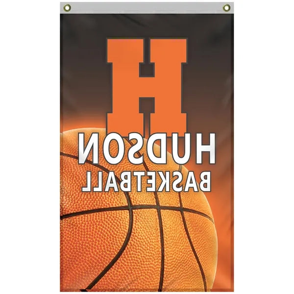 2.5' x 4' Polyester Single Reverse Vertical Flag