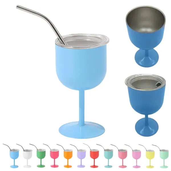 4 Oz Stainless Steel Wine Glasses