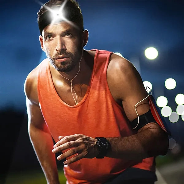USB Rechargeable LED Light Knit Headband