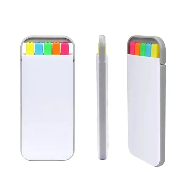 5 In 1 Colors Highlighter Set With Case