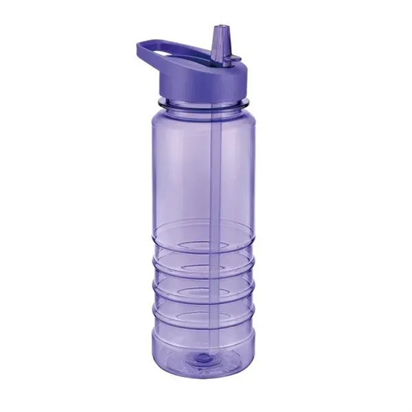 25 Ounce Water Bottle With Flip Straw Lid