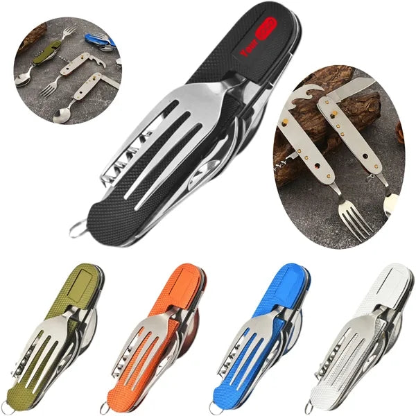 Stainless Steel 6-in-1 Multi-Functional Tableware