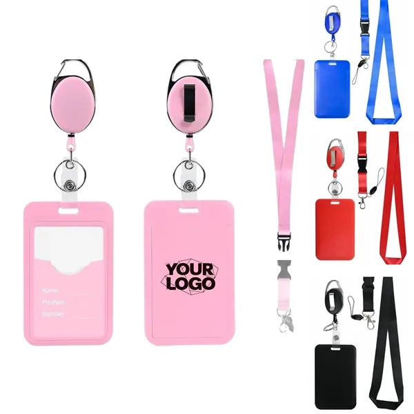 Landyard Keychain With Id Badge