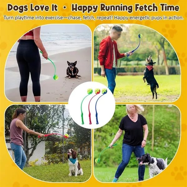 Launcher for Dogs Manual Thrower with Ball