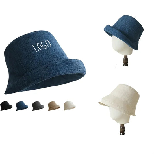 Cotton Linen Bucket Hat 5Day Lead