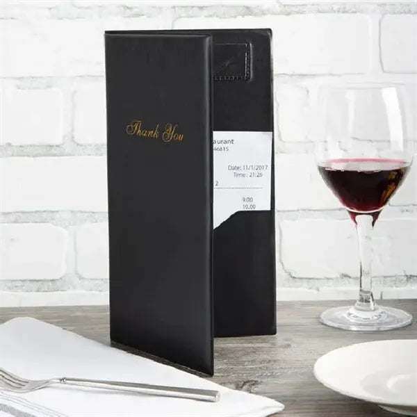 Restaurant Check Presenter Holder Leather Bill Folder