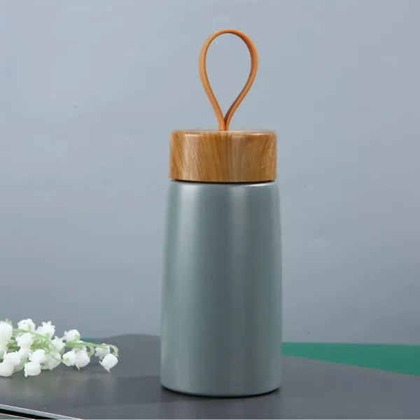 Wood Grain Vacuum Insulated Stainless Steel Bottle