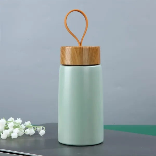 Wood Grain Vacuum Insulated Stainless Steel Bottle