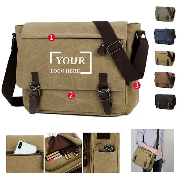 High Density Canvas Vintage Utility Tote Bag
