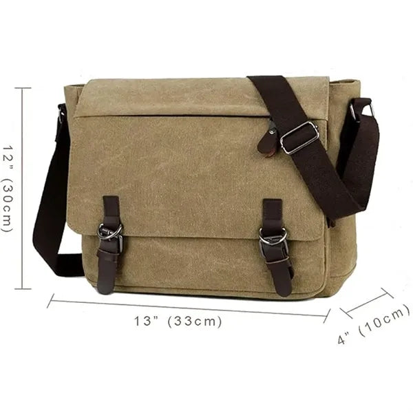 High Density Canvas Vintage Utility Tote Bag