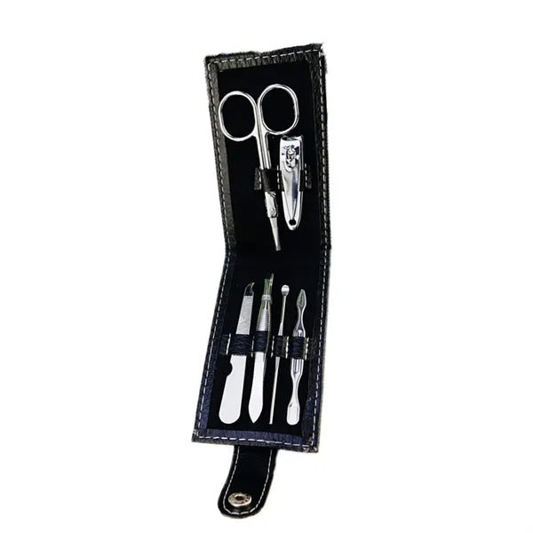Deluxe 6-Piece Leather Travel Manicure Set