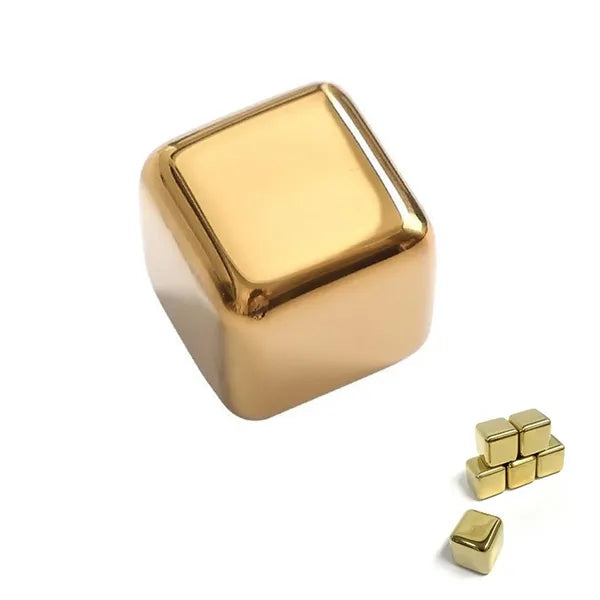Metal Ice Cubes 1"