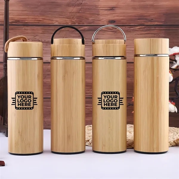 Bamboo Insulated Travel Bottle Eco Drinkware Cups