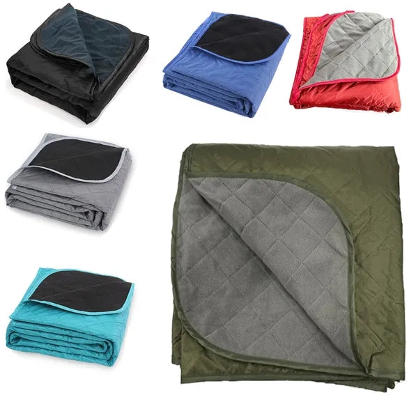 Outdoor Flannel Polyester Camping Blanket
