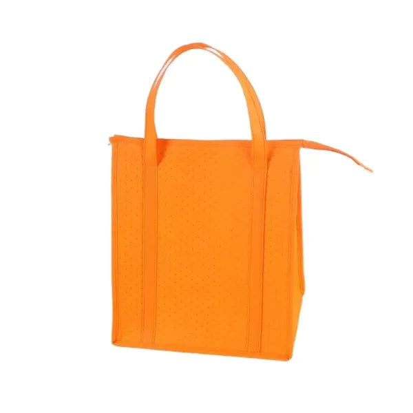Embossed Dot Non-Woven Insulated Bag Portable Shopping