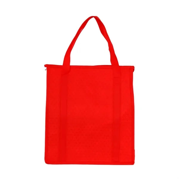 Embossed Dot Non-Woven Insulated Bag Portable Shopping