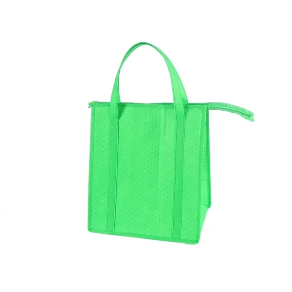 Embossed Dot Non-Woven Insulated Bag Portable Shopping