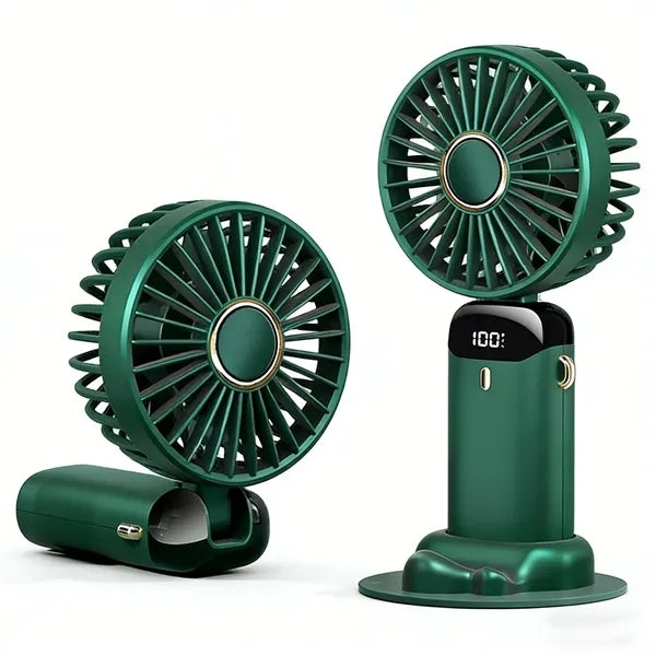 Digital Display Folding Aromatherapy Fan, Customizable / Cus
