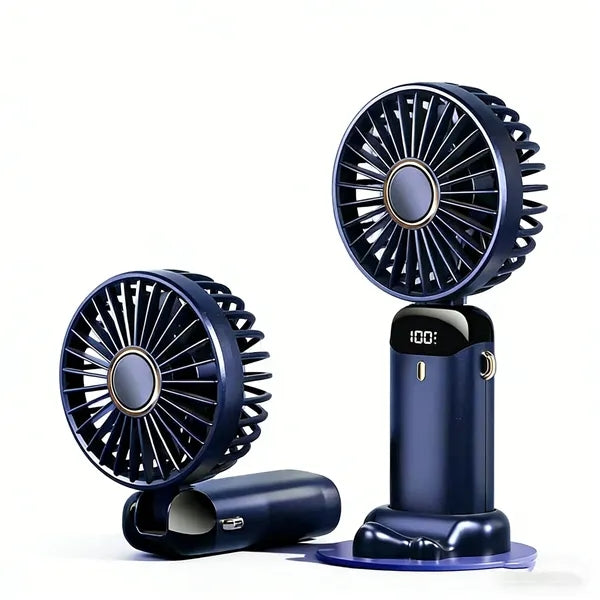 Digital Display Folding Aromatherapy Fan, Customizable / Cus