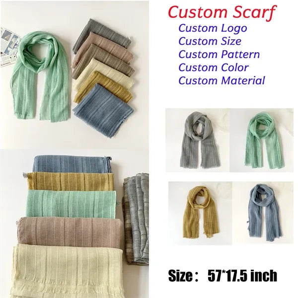 New Fashion Thin Version Women 57*17.5-inch Long Scarf