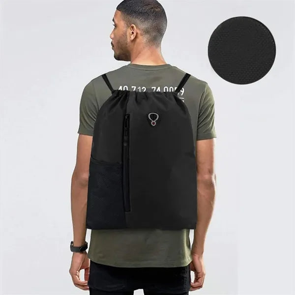 Multifunctional Drawstring Backpack Sports Gym Bag
