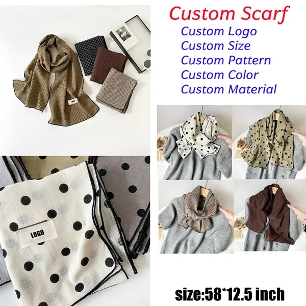 New Fashion linen-cotton Women 58*12.5-inch Long Scarf