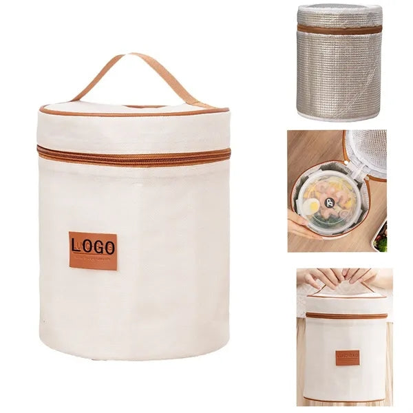 Round Insulated Lunch Bag