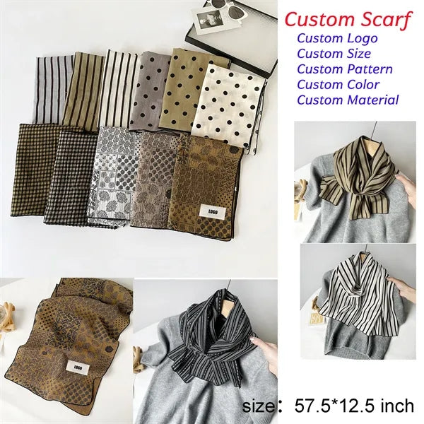 New Fashion linen-cotton Women 57.5*12.5-inch Long Scarf