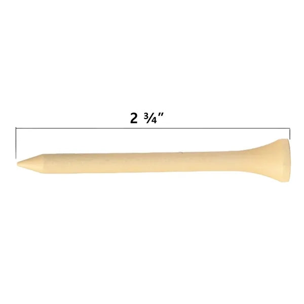 2-3/4" Bamboo Wood Golf Tee Biodegradable