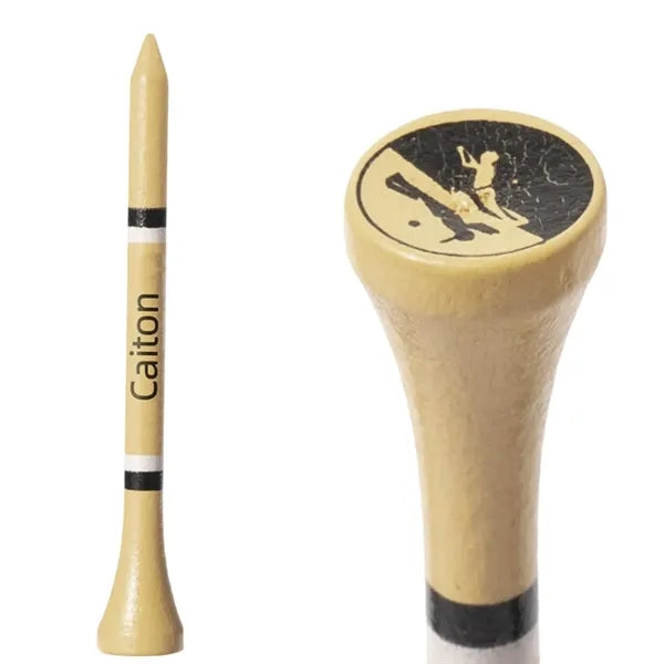 2-3/4" Bamboo Wood Golf Tee Biodegradable
