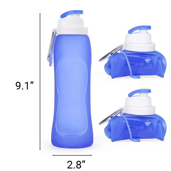 Collapsible Silicone Water Bottle