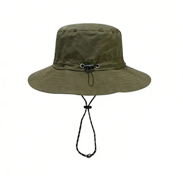 Unisex Wide Brim Sun Protection Bucket Hat