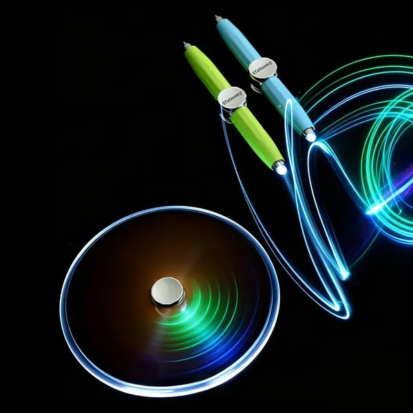 Customized LED rotating ballpoint pen