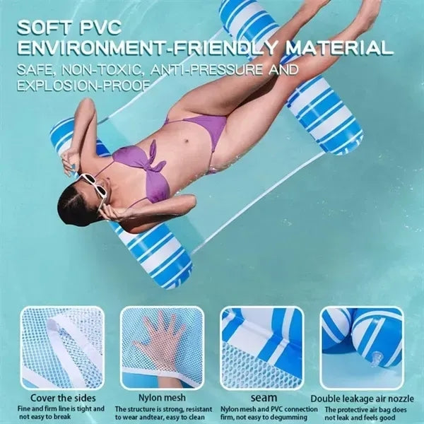 Swimming Pool Float Chair Multi-Purpose Inflatable Hammock