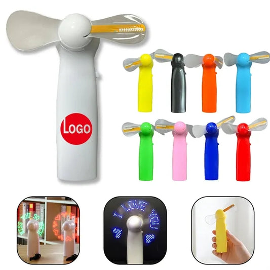 Handheld LED Scrolling Message Fan